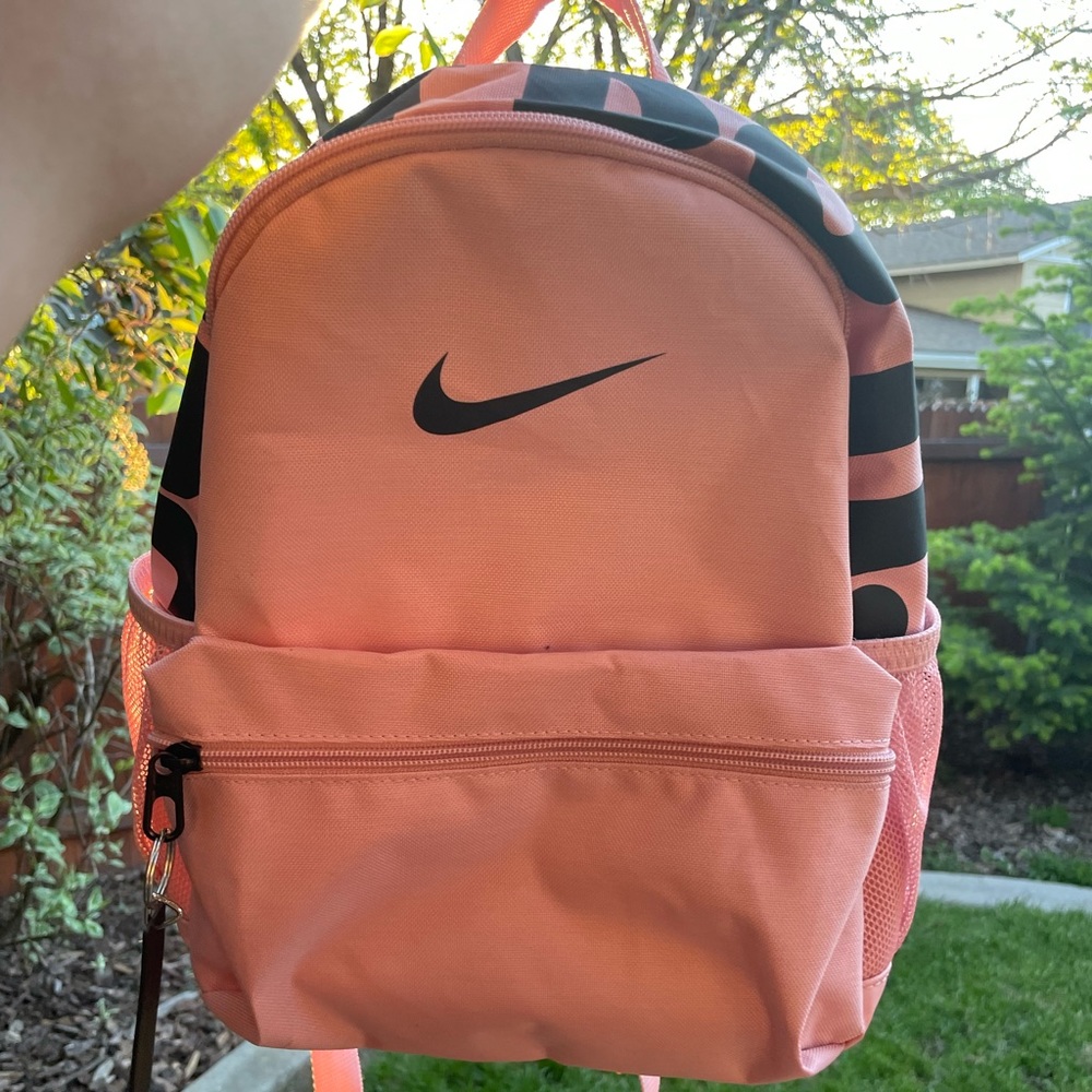 Small light pink Nike Backpack